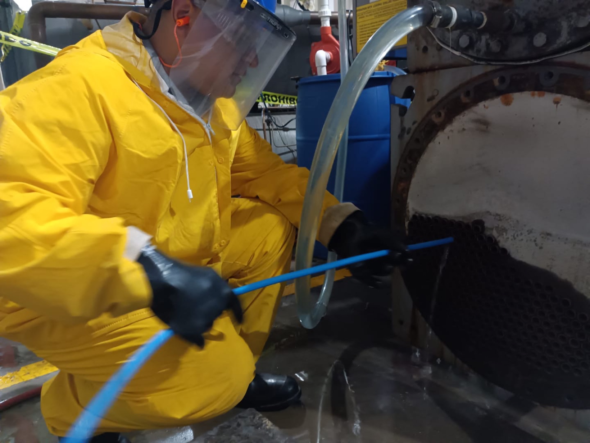 Inspección Eddy Current en haz tubular de condensador