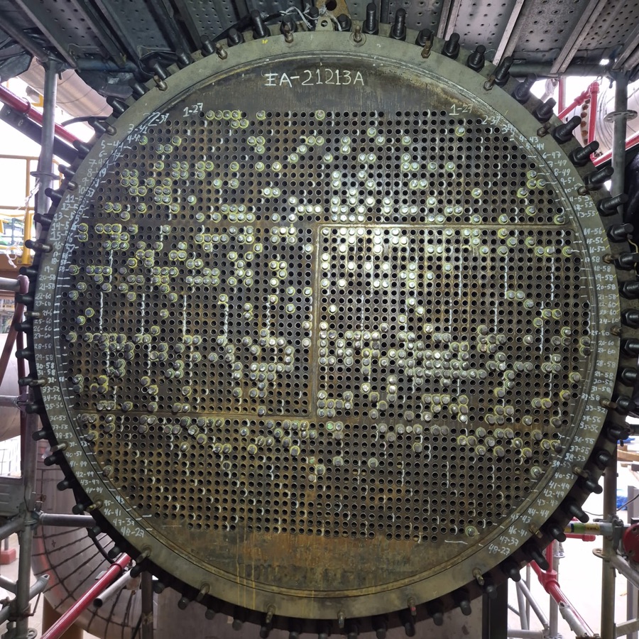 Espejo tubular — inspección END
